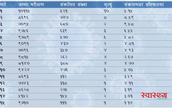 एक प्रतिशतमा झर्‍यो कोरोना संक्रमणदर